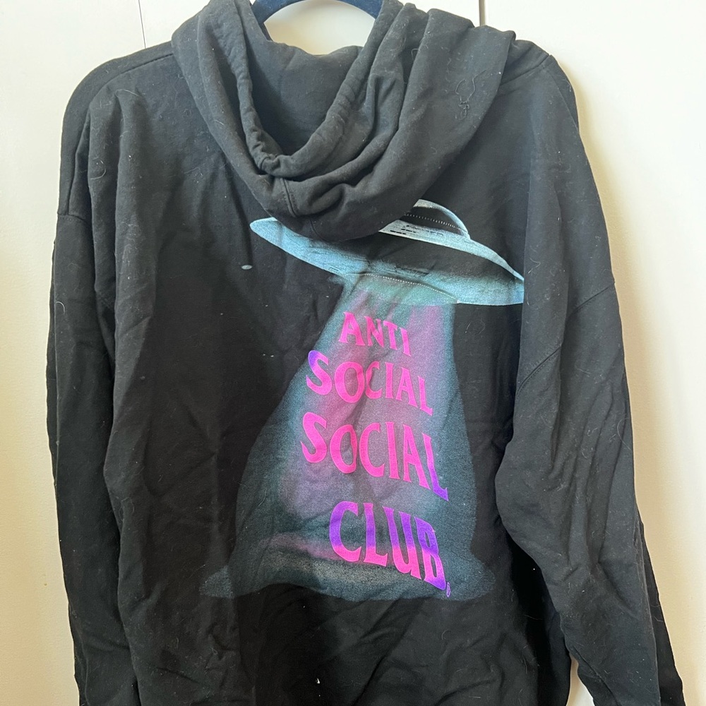 NWT Anti Social Social Club Alien UFO Sweatshirt